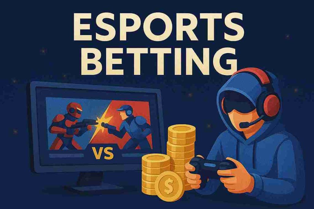 Jogador assistindo partida de eSports no GG666 app