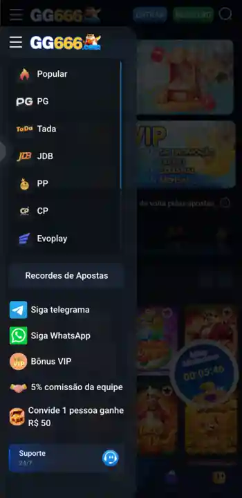 Bônus de boas-vindas e promoções para usuários do app GG666.
